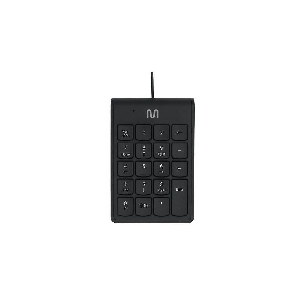 Teclado Numérico com Fio Multi Usb 120cm Preto - TC227 Truedata
